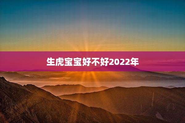 生虎宝宝好不好2022年