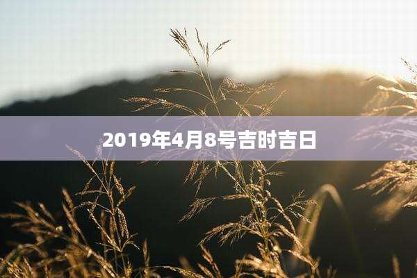2019年4月8号吉时吉日