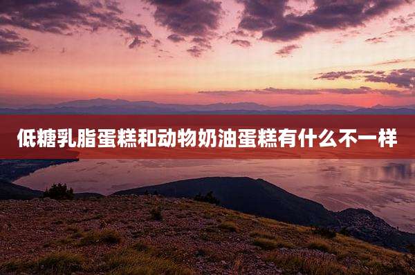 低糖乳脂蛋糕和动物奶油蛋糕有什么不一样
