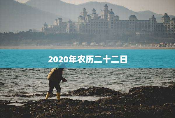 2020年农历二十二日