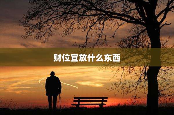 财位宜放什么东西