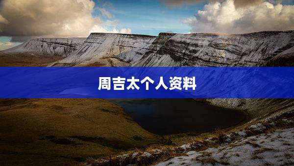 周吉太个人资料