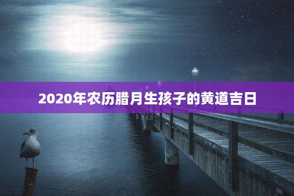 2020年农历腊月生孩子的黄道吉日