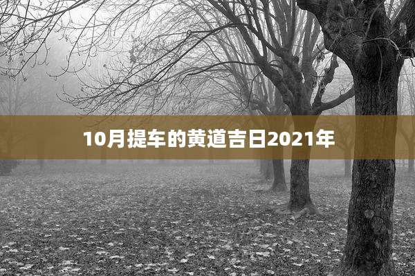 10月提车的黄道吉日2021年