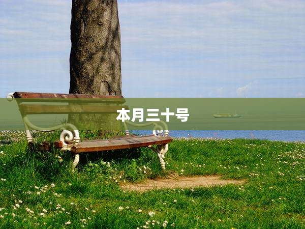 本月三十号