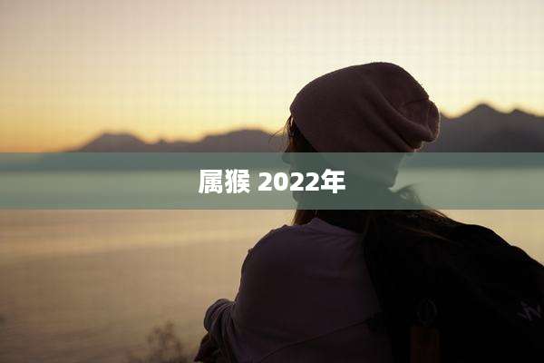 属猴 2022年