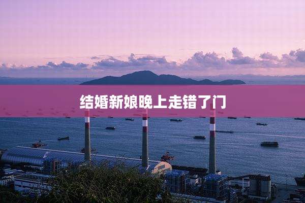 结婚新娘晚上走错了门