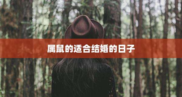 属鼠的适合结婚的日子