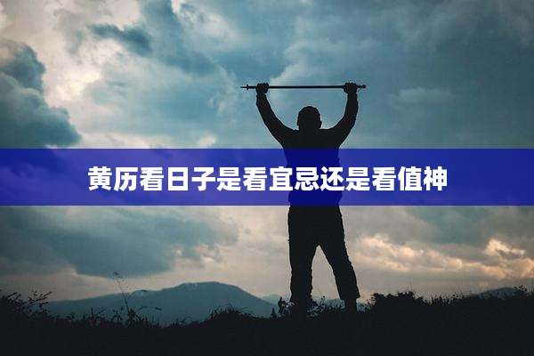 黄历看日子是看宜忌还是看值神