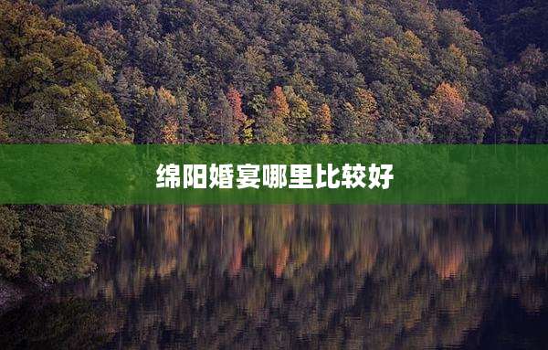 绵阳婚宴哪里比较好