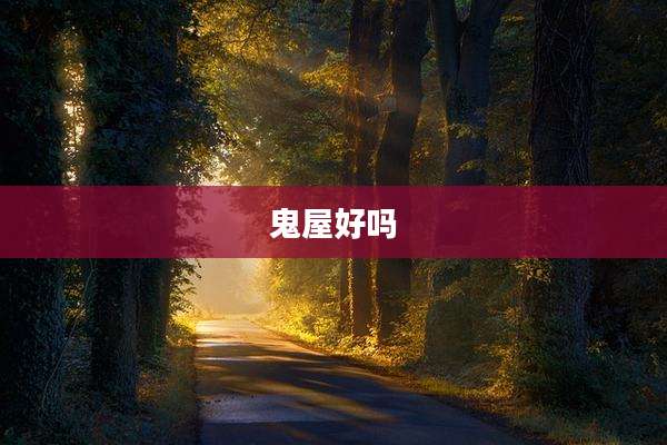 鬼屋好吗