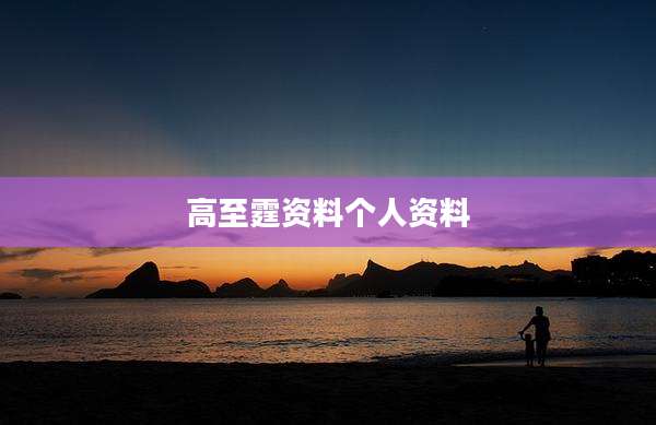 高至霆资料个人资料