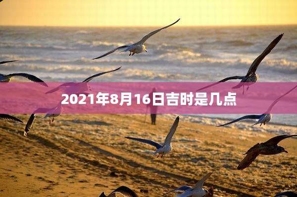 2021年8月16日吉时是几点