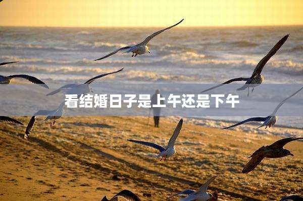 看结婚日子是上午还是下午