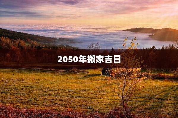 2050年搬家吉日