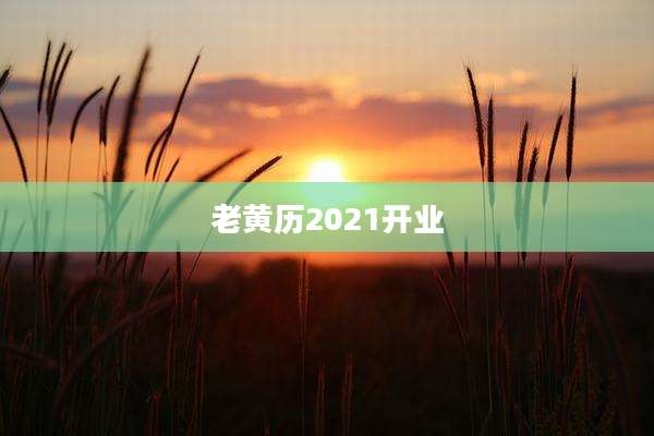 老黄历2021开业