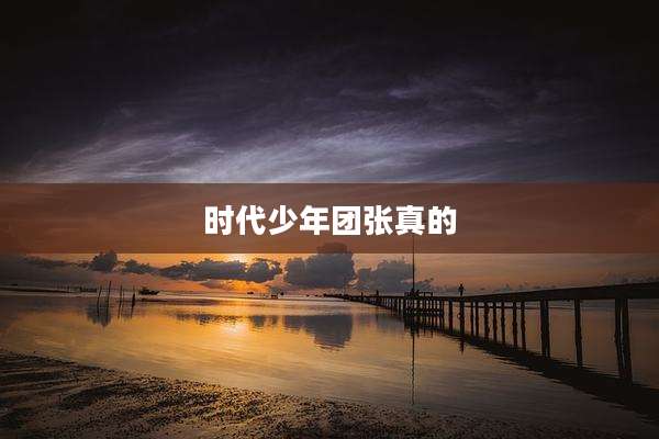 时代少年团张真的