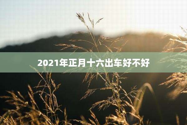 2021年正月十六出车好不好