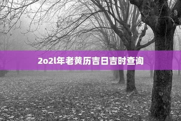 2o2l年老黄历吉日吉时查询