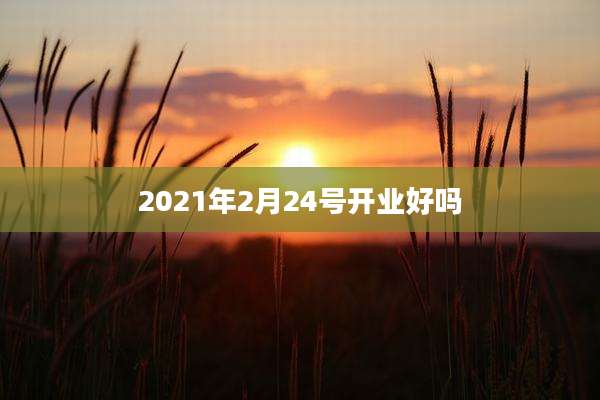 2021年2月24号开业好吗