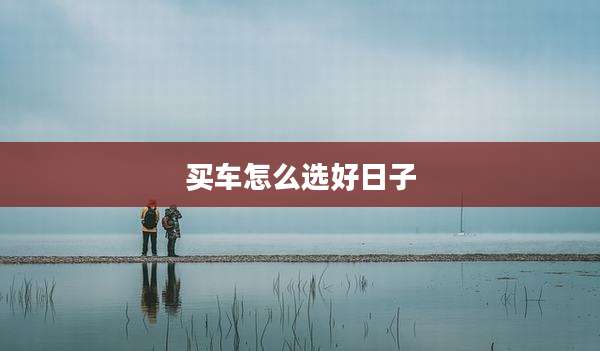买车怎么选好日子