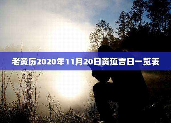 老黄历2020年11月20日黄道吉日一览表