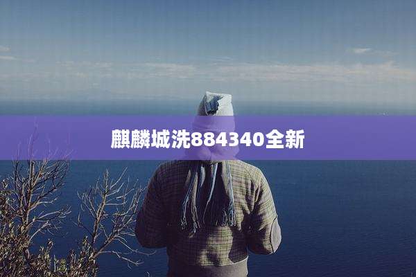 麒麟城洗884340全新