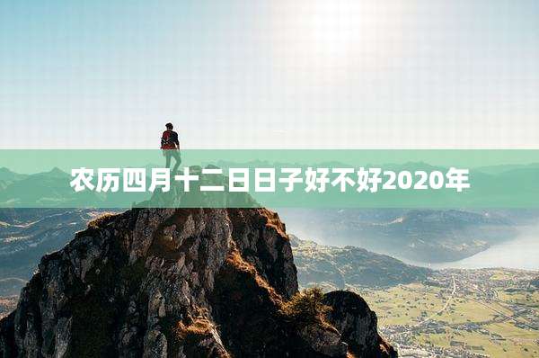 农历四月十二日日子好不好2020年