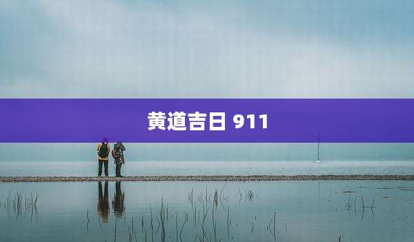 黄道吉日 911