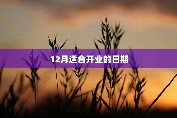 12月适合开业的日期