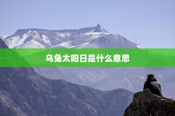 乌兔太阳日是什么意思