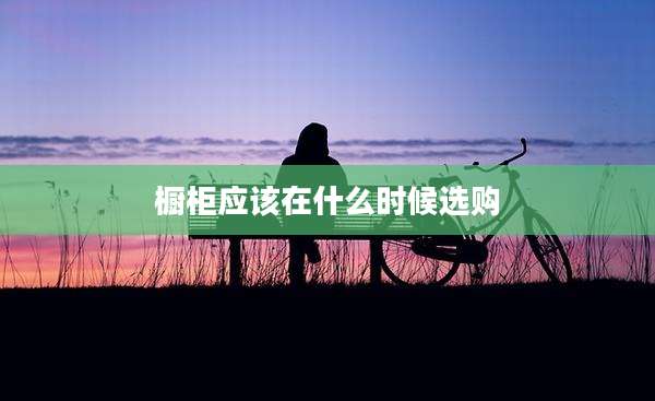 橱柜应该在什么时候选购