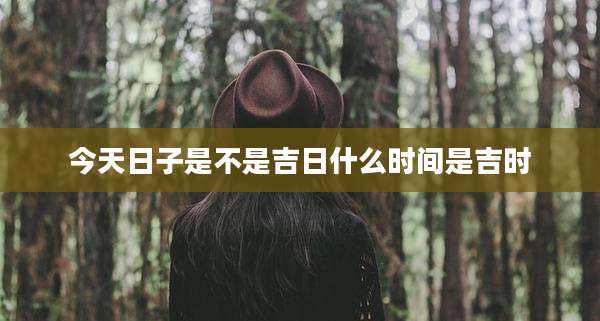 今天日子是不是吉日什么时间是吉时
