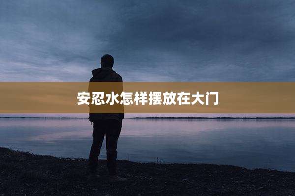 安忍水怎样摆放在大门