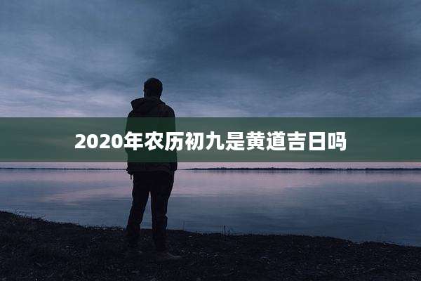 2020年农历初九是黄道吉日吗