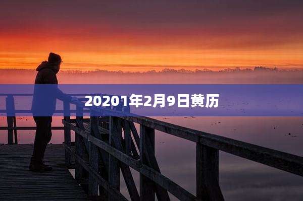 20201年2月9日黄历