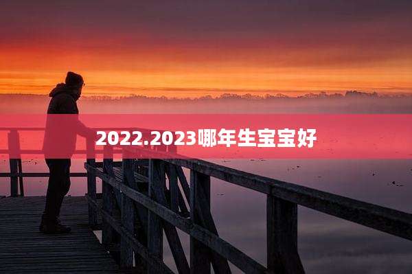 2022.2023哪年生宝宝好
