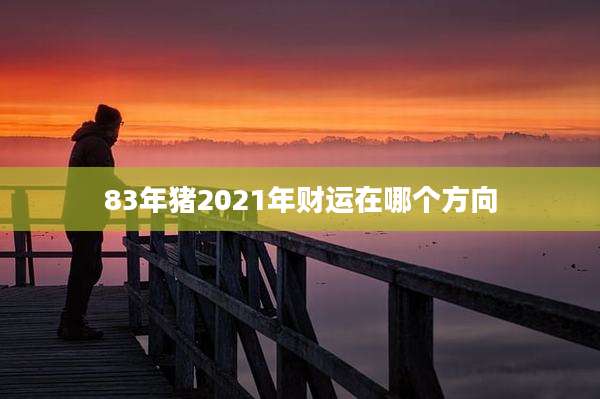 83年猪2021年财运在哪个方向