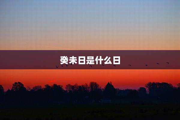 癸未日是什么日