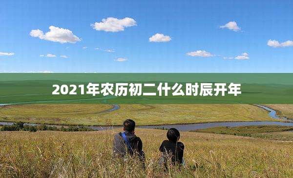 2021年农历初二什么时辰开年