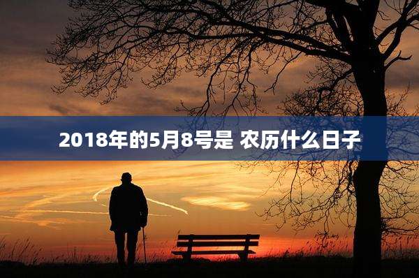 2018年的5月8号是 农历什么日子