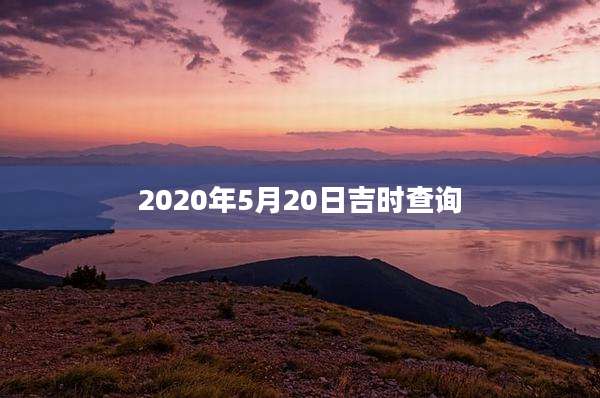 2020年5月20日吉时查询