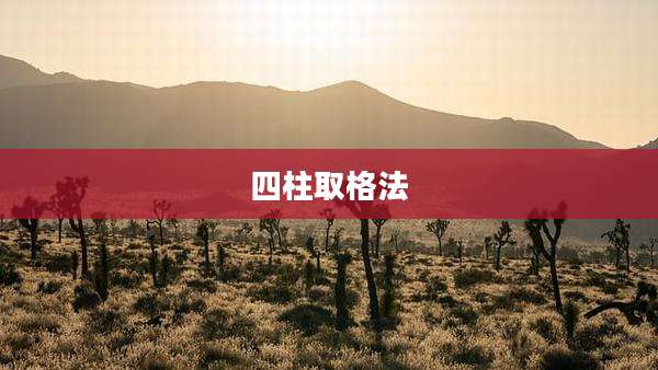 四柱取格法