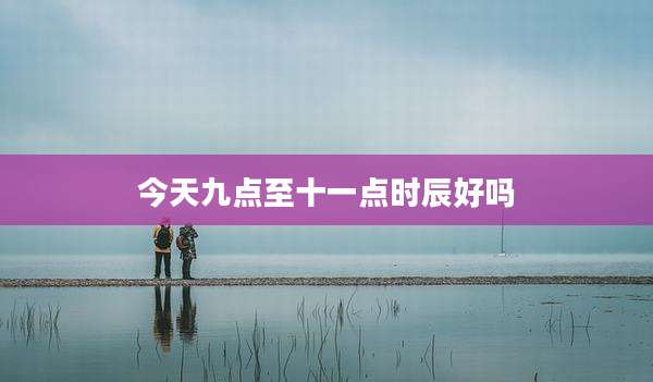 今天九点至十一点时辰好吗