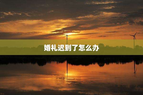 婚礼迟到了怎么办