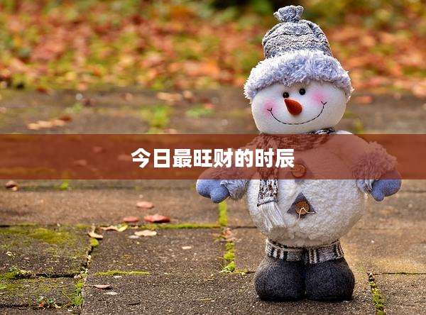 今日最旺财的时辰