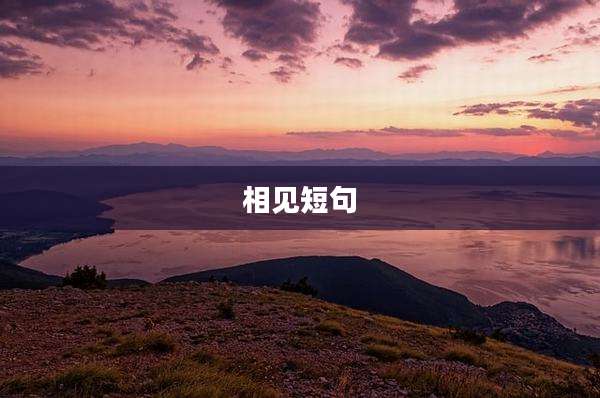 相见短句