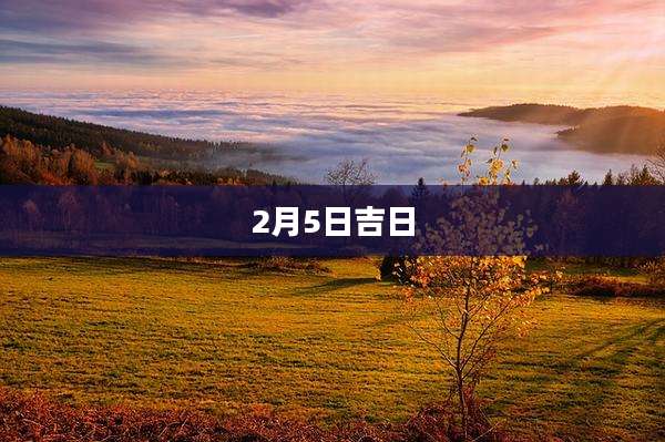 2月5日吉日