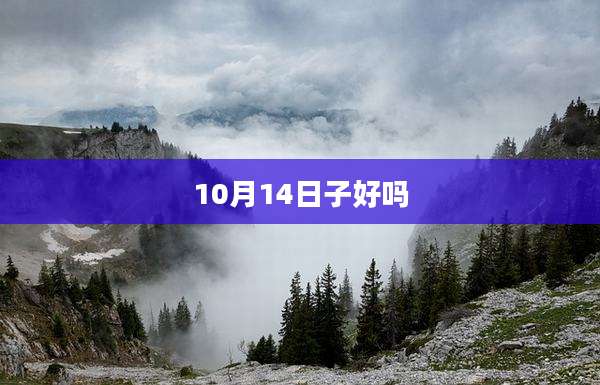 10月14日子好吗