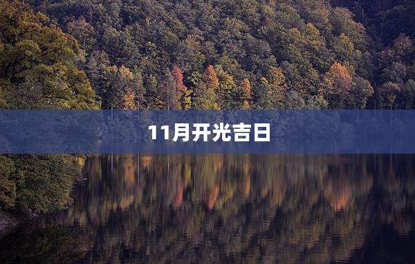 11月开光吉日
